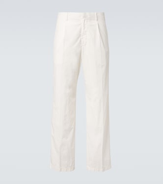 Cotton straight pants | Auralee