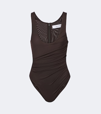 Gathered mesh bodysuit | Alex Perry