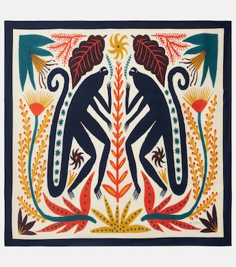 Printed silk twill scarf | Etro