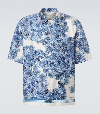 Couture Seam silk twill bowling shirt | Givenchy