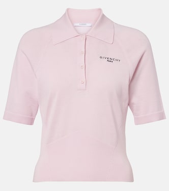 Cotton and silk polo shirt | Givenchy