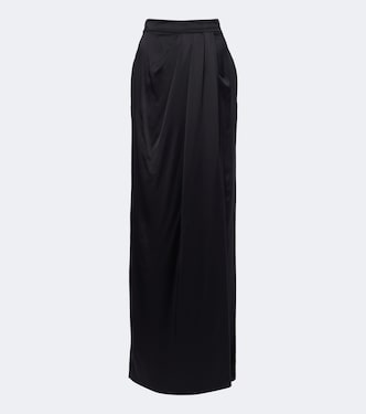 Draped silk maxi skirt | Max Mara