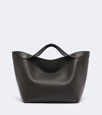 Kit Small leather top-handle bag | The Row