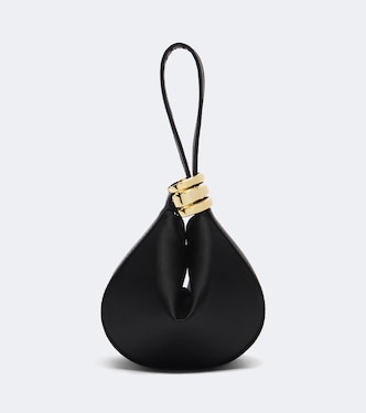 Zambia satin top-handle bag | Amanu