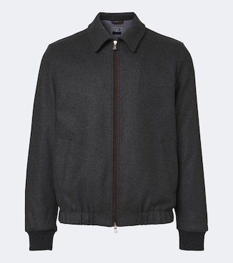 Veste blouson en cachemire | Fedeli