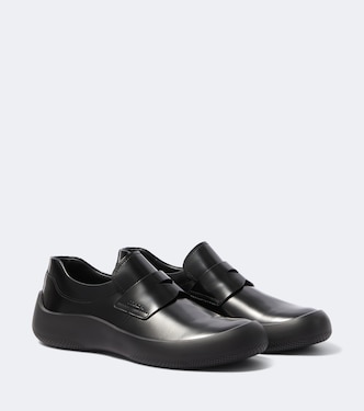 Leather penny loafers | Prada