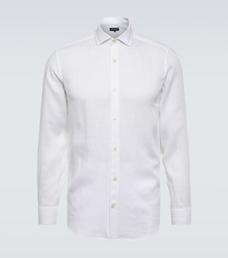 Antonio long-sleeved linen shirt | Frescobol Carioca