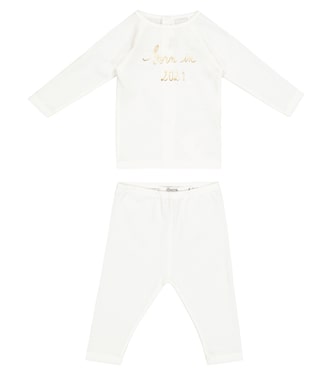 Baby棉质上衣和裤装套装 | Bonpoint