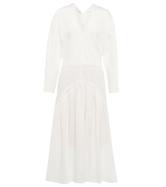 Robe midi en coton | Vince
