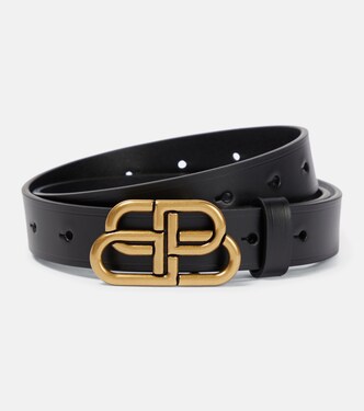 Slim leather belt | Balenciaga