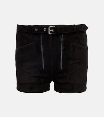 Belted low-rise suede shorts | Dodo Bar Or
