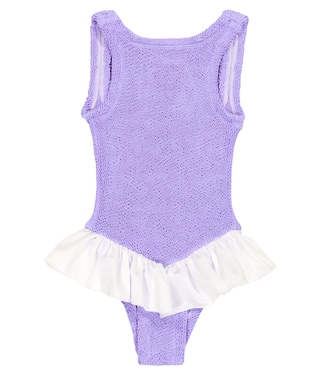 Baby - Costume intero Denise con volant | Hunza G Kids