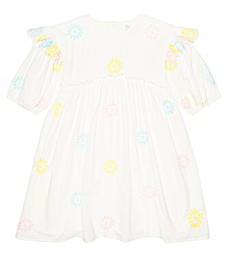 Embroidered cotton dress | Stella McCartney Kids