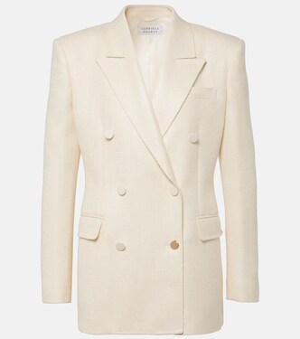 Blazer cruzado Gavin de seda y lana | Gabriela Hearst