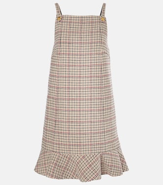 Minikleid aus einem Wollgemisch | Ganni