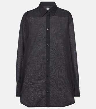 Wool voile shirt | Toteme