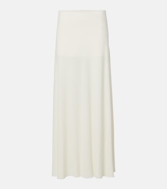 Crêpe midi skirt | Jil Sander