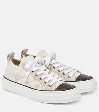 Knitted slip-on sneakers | Brunello Cucinelli
