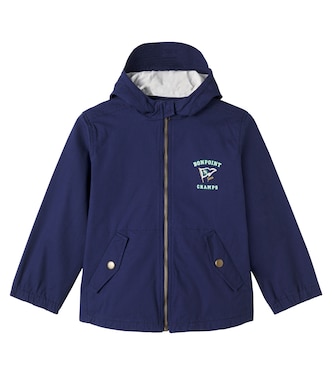 Léon patch-appliqué rain jacket | Bonpoint