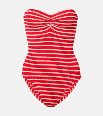 Brooke striped swimsuit | Hunza G