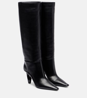 Botas altas 85 de piel | Versace