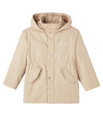 Barocco cotton gabardine jacket | Versace Kids