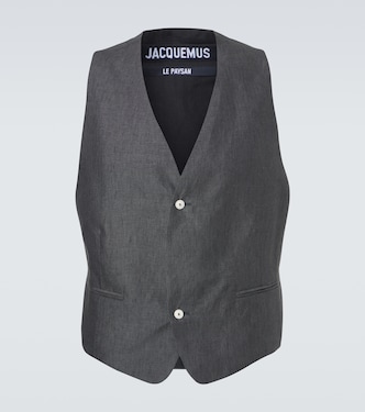 Paysan striped linen vest | Jacquemus