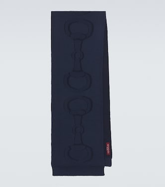 Gucci Horsebit wool scarf | Gucci