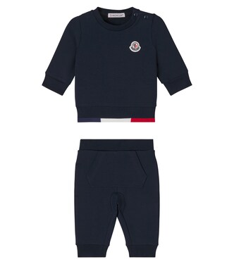Baby fleece sweatshirt and sweatpants set | Moncler Enfant