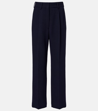 Resolute virgin wool straight pants | Blazé Milano