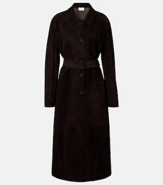 Kendra suede coat | The Row