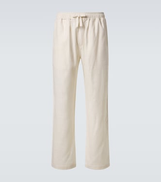 Silk straight pants | Saman Amel
