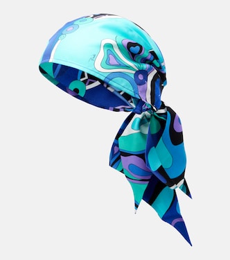 Iride silk twill head wrap | Pucci