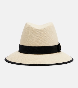 VLogo straw Panama hat | Valentino