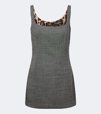 Wool tweed minidress | Dolce&Gabbana