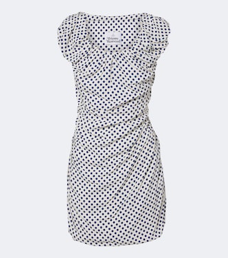 Ginnie Amber draped polka-dot minidress | Vivienne Westwood