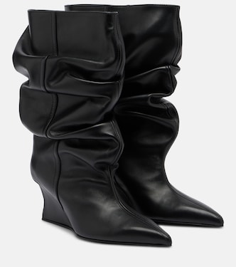 Stivaletti in pelle con zeppa | Balmain