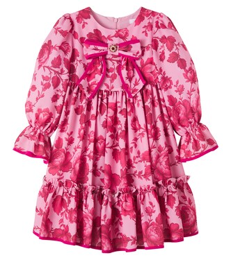 Bow-detail floral dress | Patachou