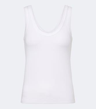 Monili cotton-blend tank top | Brunello Cucinelli