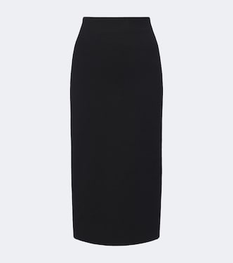 Wool-blend jersey pencil skirt | Max Mara