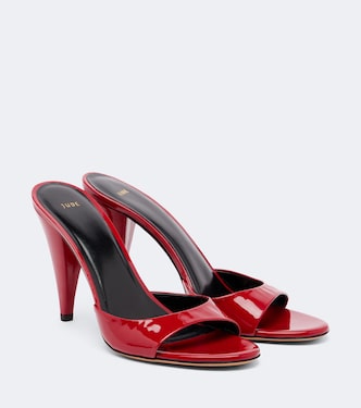 Hew patent leather mules | JUDE