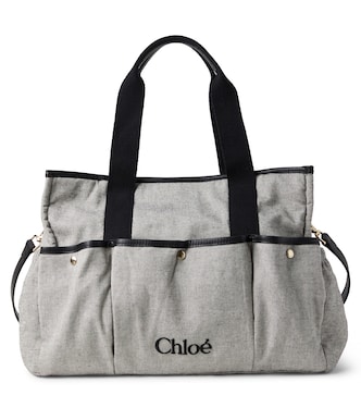 Logo cotton diaper bag | Chloé Kids