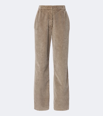 Adler cotton corduroy wide-leg pants | The Row