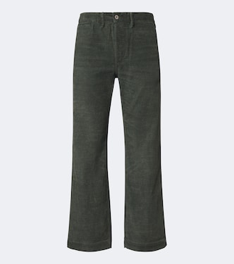 Cotton corduroy straight pants  | RRL