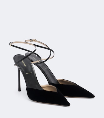 Selen velvet slingback pumps | Tom Ford