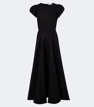Rivelle cotton poplin midi dress | Dôen