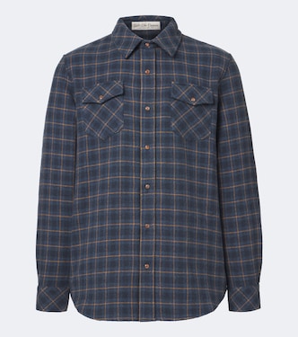 Rugged Explorer plaid cashmere shirt  | God's True Cashmere