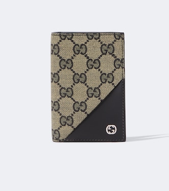 Interlocking G GG canvas bifold wallet | Gucci