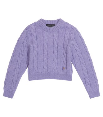Wool and mohair-blend sweater | Versace Kids