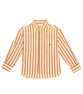 Wolf striped cotton-blend shirt | The Animals Observatory